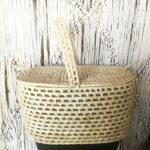Cesta de Picnic de Palha Artesanal
